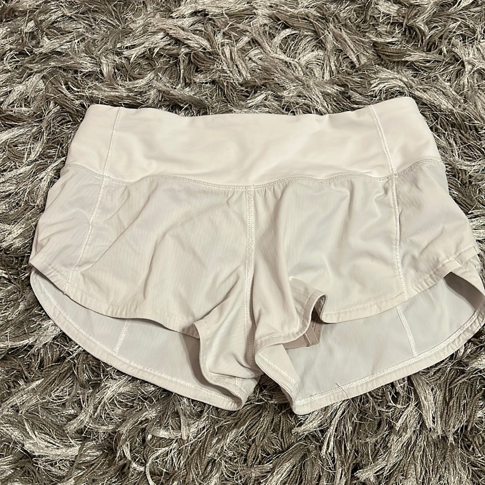 Lululemon white shorts